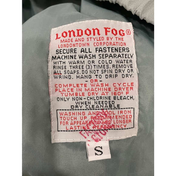 London Fog Vintage 80s 90s windbreaker lightweight ski Jacket, Size Small - Picture 8 of 10